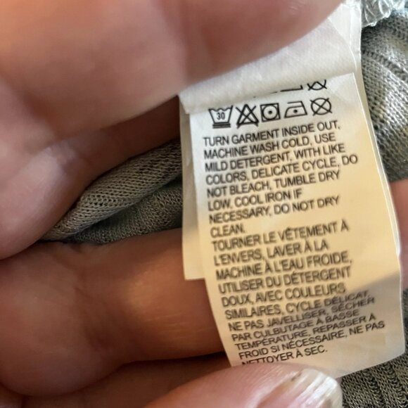 Lucky brand women’s size small long sleeve floral light blue peasant top - Picture 10 of 11